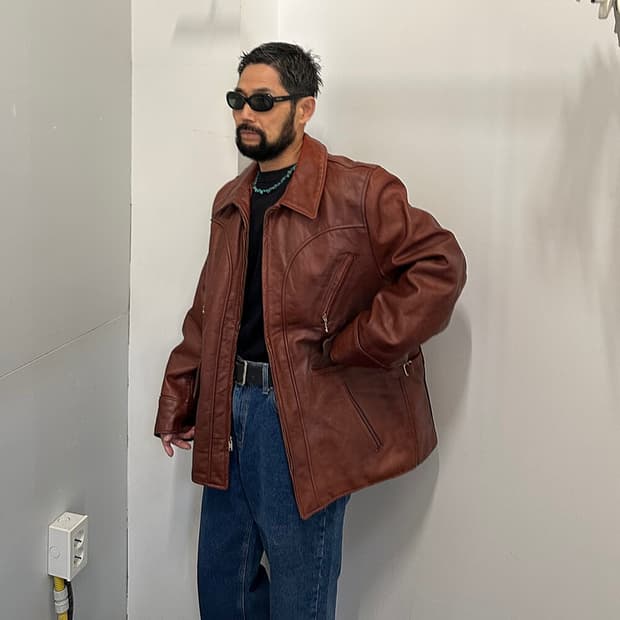 Vintage Aero Leather Jacket