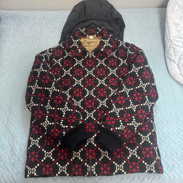 구찌 다이아몬드 봄버 자켓 구찌 남자 캐주얼 자켓 구찌자켓 남자구찌자켓