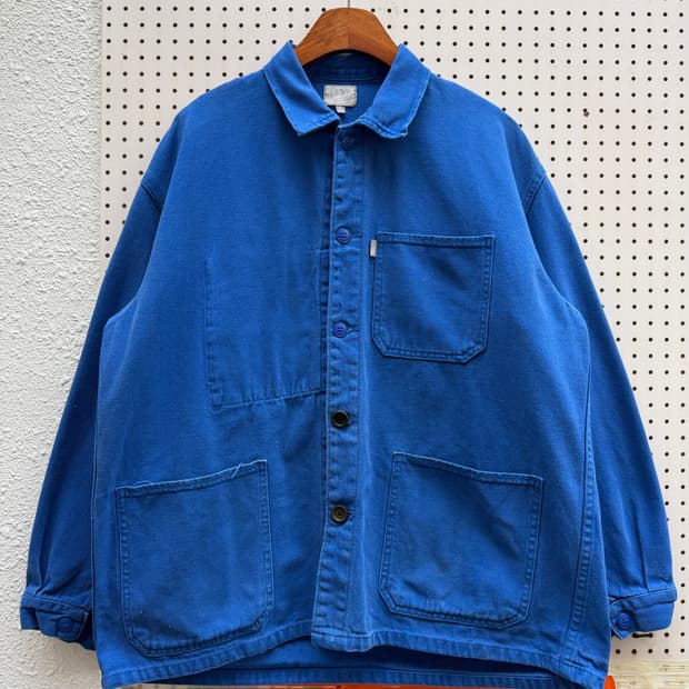 WASHED OLD VINTAGE LMA FRENCH 프렌치워크자켓