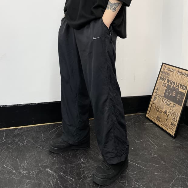 2XL 나이키 스우시 와이드 트랙팬츠