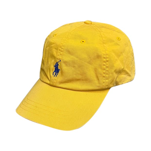 폴로 랄프로렌 치노 옐로우 볼캡 모자