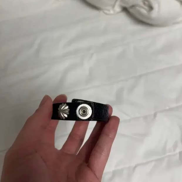 폴리테루 레더 팔찌