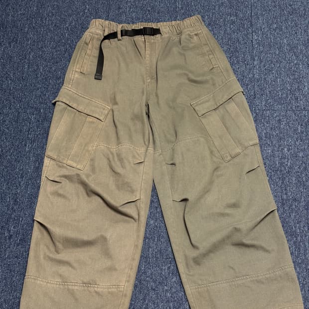 [3] 해칭룸 밀팬츠 워시드 올리브