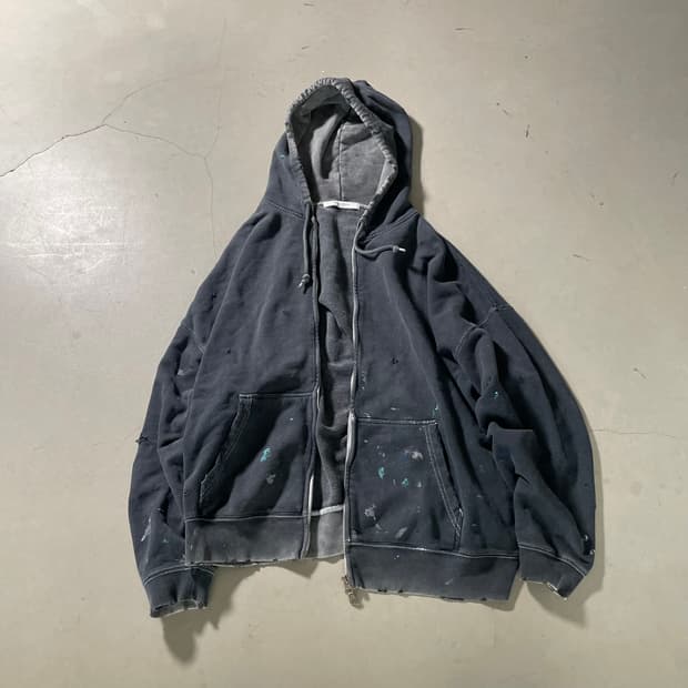 저널스탠다드 TRISECT 데미지 집업 후디