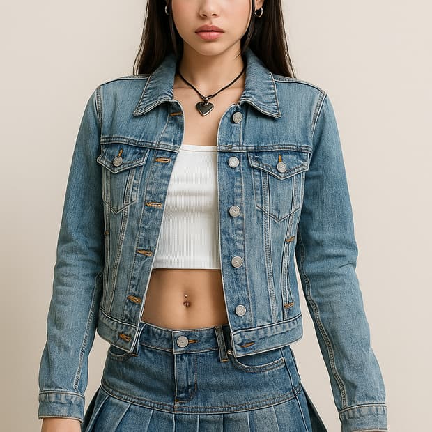 에드윈(Edwin) in Japan 00's y2k 빈티지 데님자켓 S 