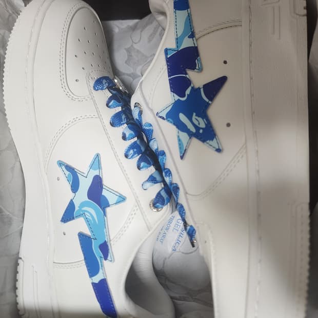 베이프 스타 카모 블루 270 팝니다