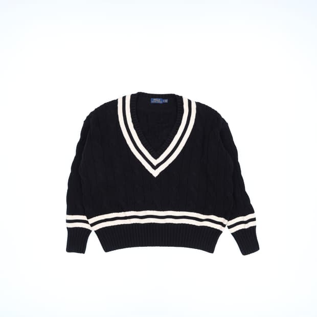 S 폴로 랄프로렌 크리켓 브이넥 니트 N7230
