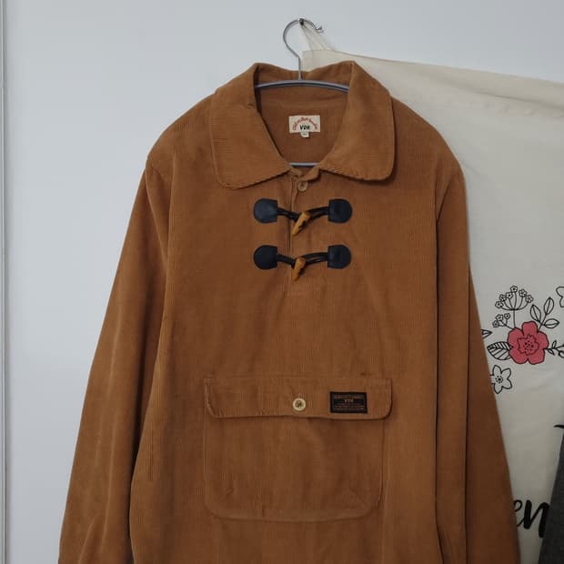 VDR 더플 코듀로이 아노락 M(카멜)