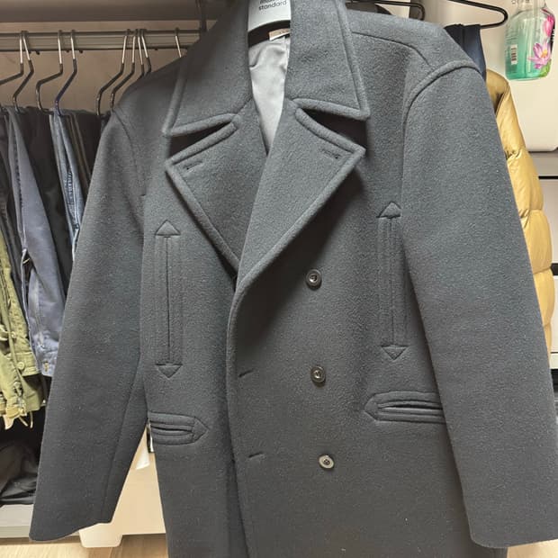 ham 햄 블랙피코트1사이즈