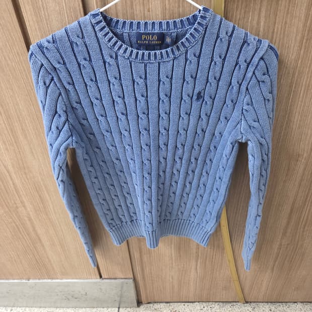 폴로 꽈배기 니트 sp