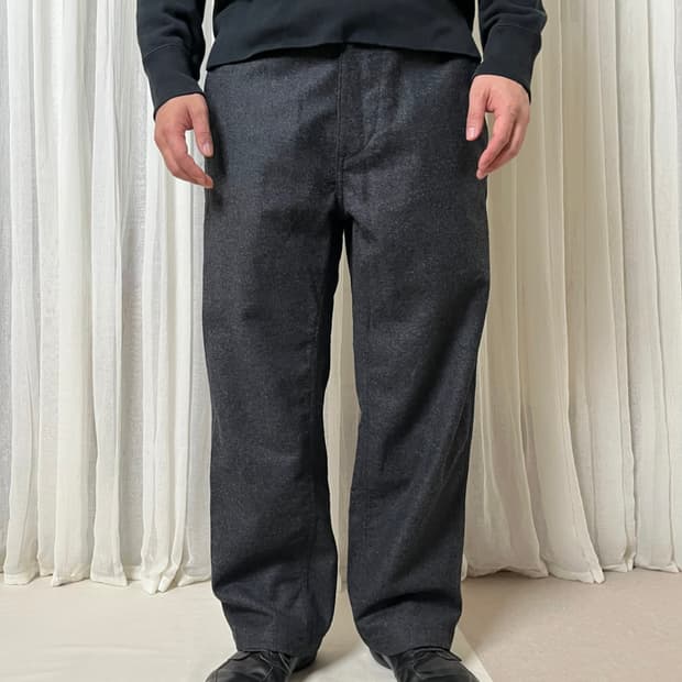 꼼데가르송 옴므 플란넬 울 슬랙스 comme des garcons 팬츠