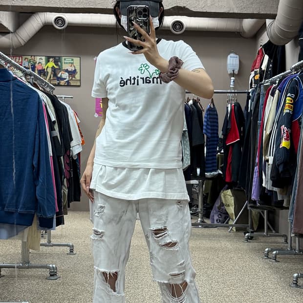 마리떼 프랑소와 저버 링거 반팔 티셔츠 S14