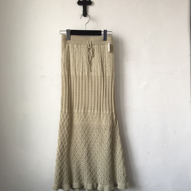 Crochet long skirt