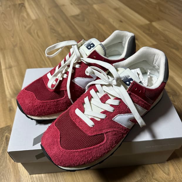 뉴발란스 574 헤리티지 레드 280사이즈