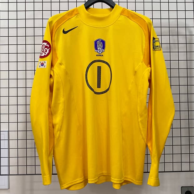 나이키 04 아시안컵 KFA 이운재 골키퍼 지급용 긴팔 유니폼
