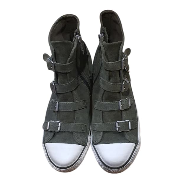 36) Ash 하이탑 스니커즈 - 카키