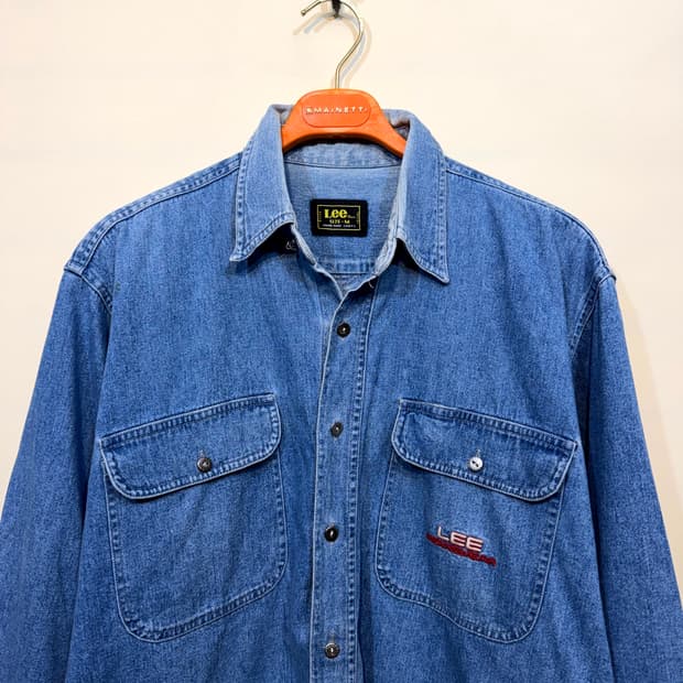 90's Lee Union Made 데님워크 셔츠