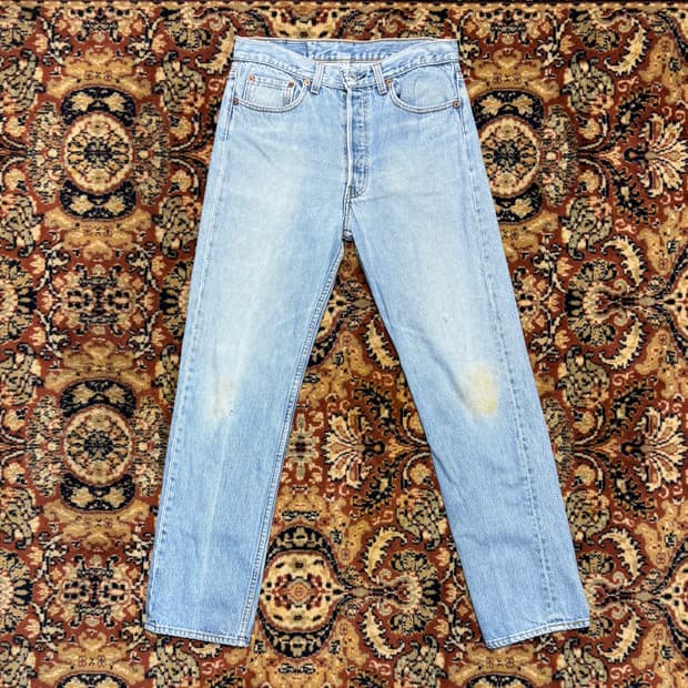90s usa 빈티지 리바이스 501 데님 32(30~31) (557)