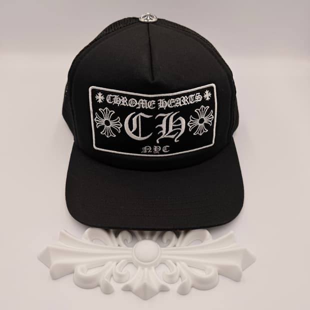 크롬하츠 트러커 메시 캡 블랙 뉴욕