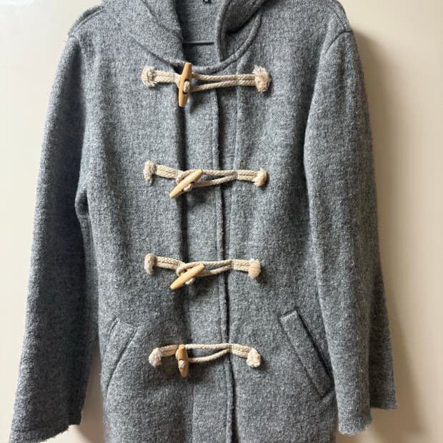 (M) Comme des Garcons wool hoodie coat