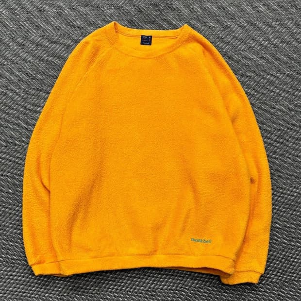 몽벨 플리스 크루넥 스웨터v0429