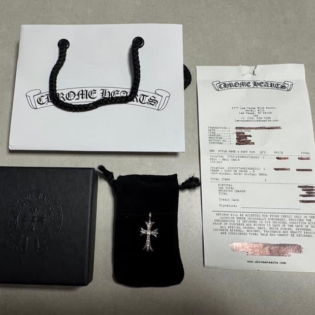 [새상품]크롬하츠 타이니 크로스 풀파베