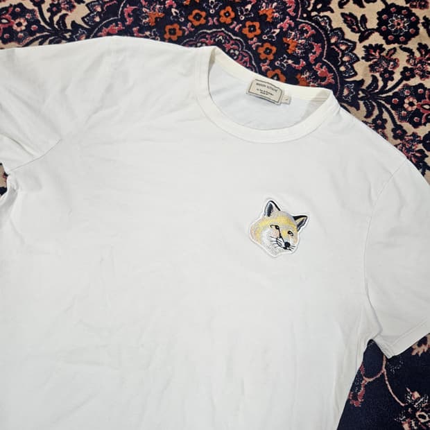 메종키츠네 20ss 빅폭스 패치드 반팔