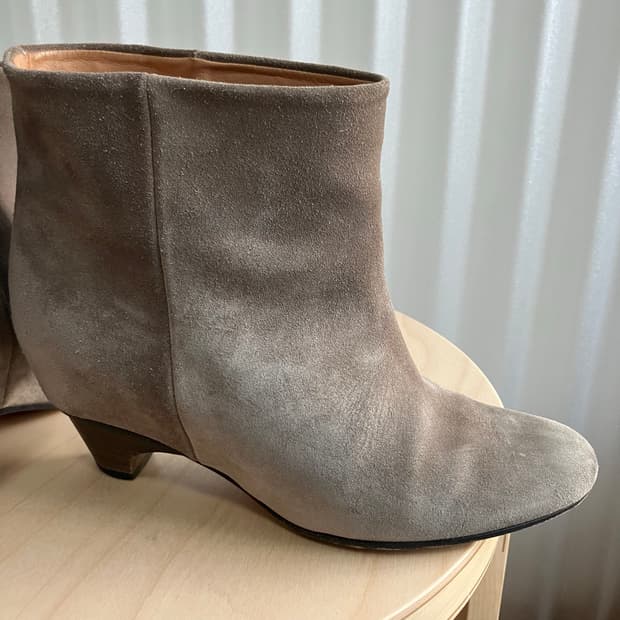 [36] Maison Margiela 10AW 스웨이드 쇼트 부츠 그레이