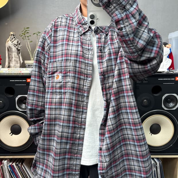 칼하트 체크셔츠