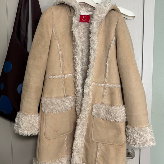 일본 빈티지 모리걸 무스탕