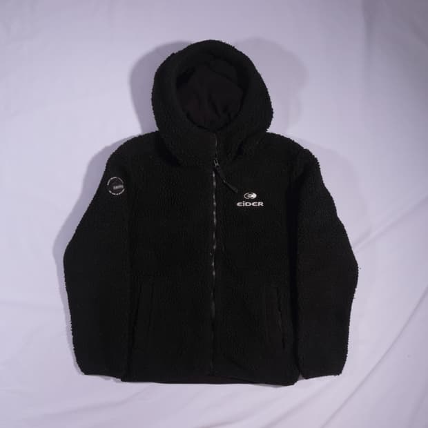 아이더 양털후드집업 B74