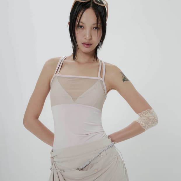 오호스 더블스트랩 나시