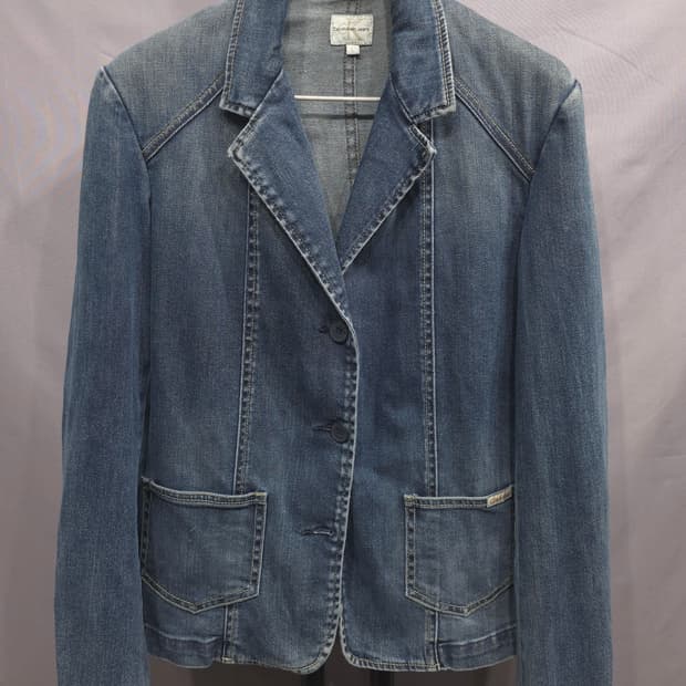 캘빈클라인 여성 데님 블레이저 자켓 L(M)