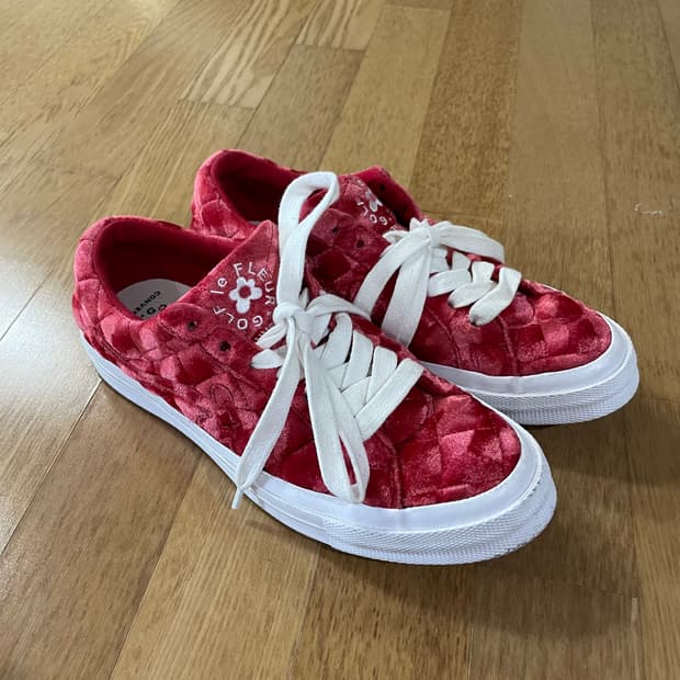 컨버스 x 골프 르 플레르 벨벳 스니커즈 280