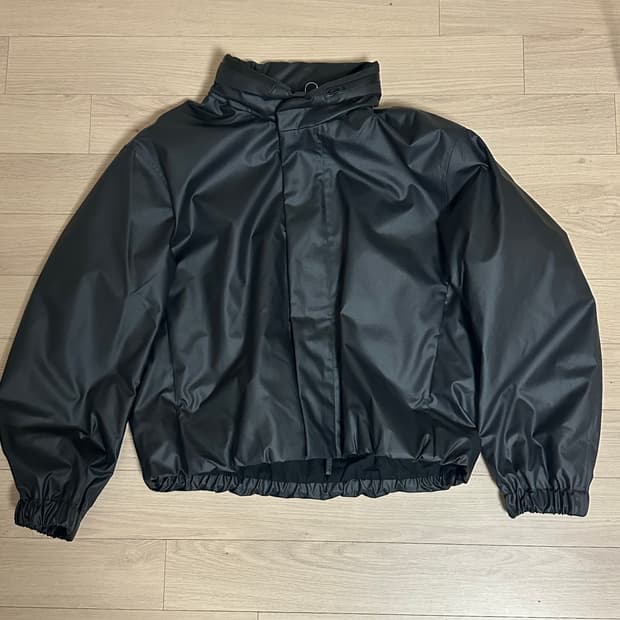 유니클로 코팅쇼트블루종 XL 블랙