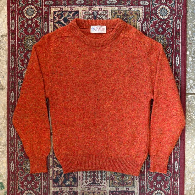 빈티지 셔틀랜드 울 니트 [ 55-66 ]