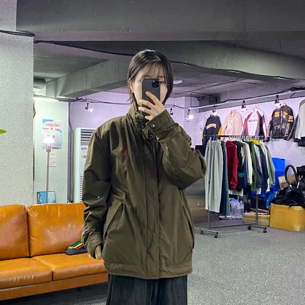 폴로 랄프로렌 폴리쉘 카키 자켓 B4600