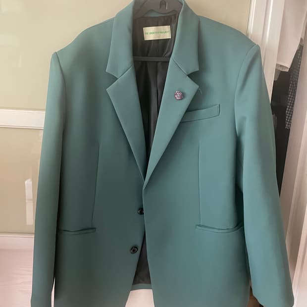 The Identity project 민트 블레이저