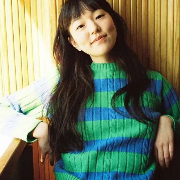 포니테일 호크니 니트