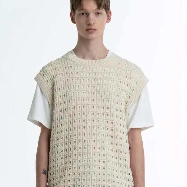 아모멘토 니트 베스트 