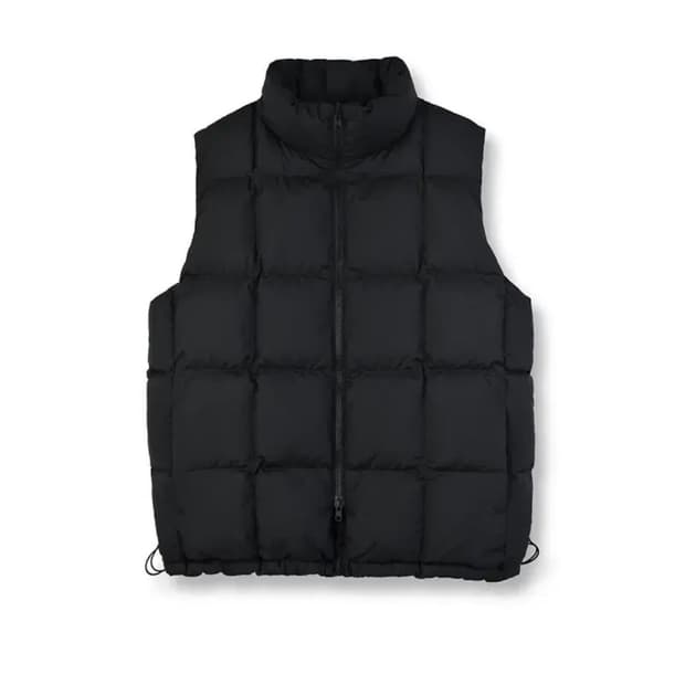 브라운야드 트레블 패딩 베스트 블랙 3사이즈 판매 (주우재 착용 모델)