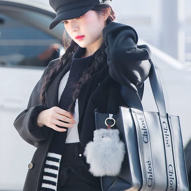 끌로에 우디백 블랙 레더 (아이린 가방) A급