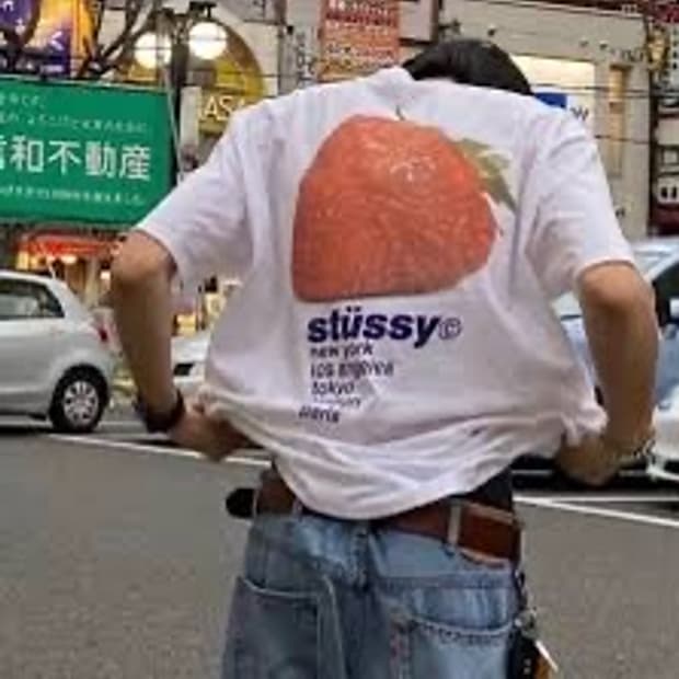 stussy strawberry t-shirt