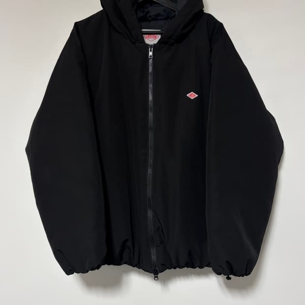 단톤 쇼트 후드 다운패딩 L