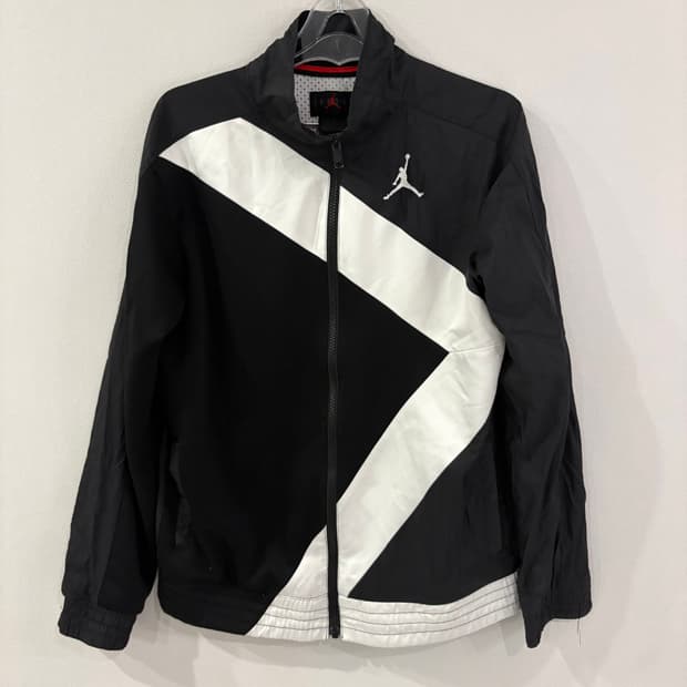 조던 블랙 & 화이트 트랙 자켓 XL