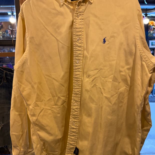 폴로 랄프로렌 블루포니 옐로우 셔츠