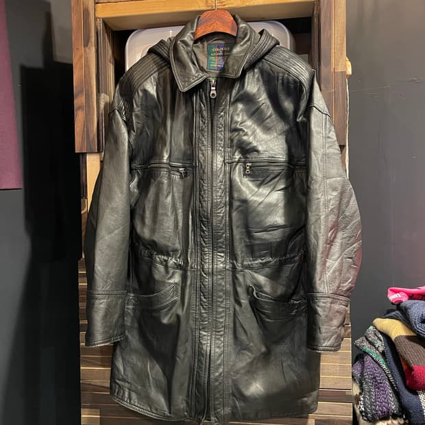 90s 알렉산더줄리앙 레더자켓