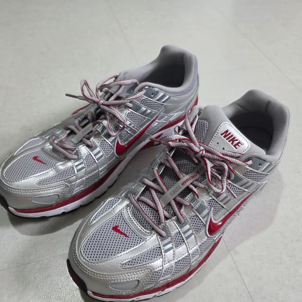 나이키 P-6000 메탈릭 실버 짐레드 310