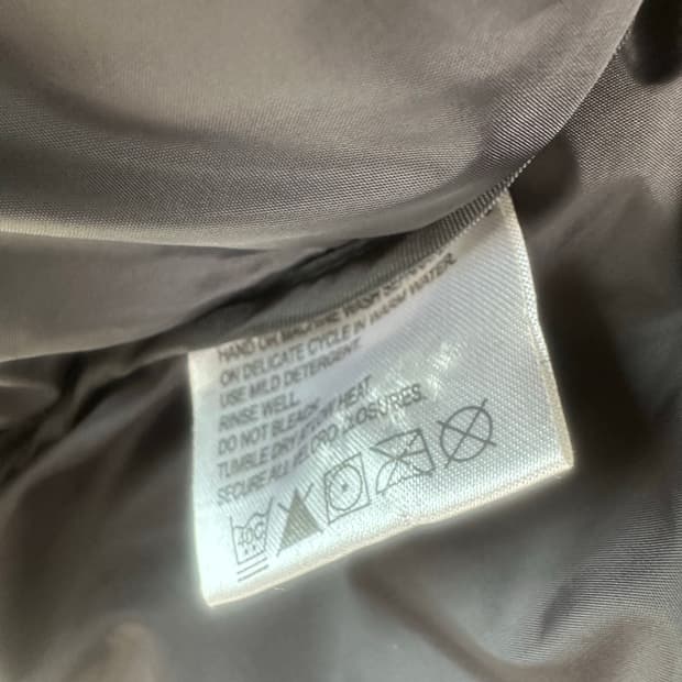 노스페이스 700 패딩 눕시 블랙 센터 로고