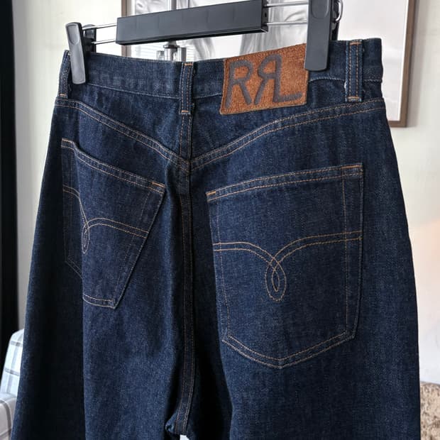 더블알엘 셀비지 데님팬츠 (made in usa)